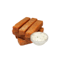 Гренки из ржаного хлеба с чесночным соусом